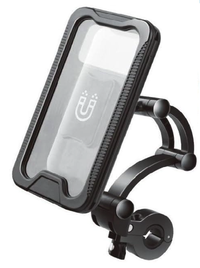 Suport de telefon pentru moto / bicicleta impermeabil cu carcasa si rotire S806 - 1