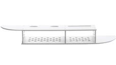 Suport elegant pentru router si alte dispozitive sau obiecte de decor 100x23cm alb