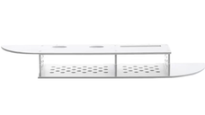 Suport elegant pentru router si alte dispozitive sau obiecte de decor 100x23cm alb
