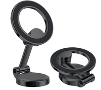 Suport magnetic auto rotativ la 360 grade cu baza rotunda pliabil - 1