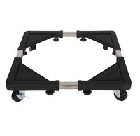 Suport NEGRU Mare Reglabil cu Roti pentru Electrocasnice - 1