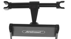 Suport pentru telefon mobil Auto Q-ZJ155 cu carlige reglabile pentru Tetiera