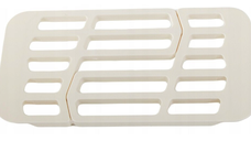 Suport telescopic pentru chiuveta alb 33x17cm