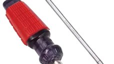 Surubelnita cu 2 capete Magnetice si maner Rosu Antialunecare