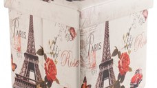 Taburete PATRAT cutie depozitare model :Paris