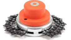 Tambur motocoasa universal MX153 cap ROSU CU FILET lant de drujba 2x12 dinti 25.4mm