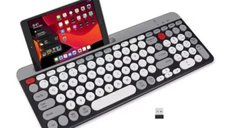 Tastatura cu Bluetooth si Suport pentru Telefon QK8066