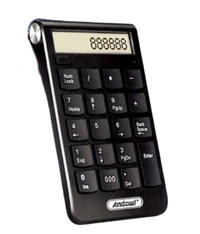 Tastatura Numerica Extensie cu Receptor Wireless USB 3.0 Andowl QJP30 - 1