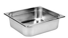 Tava gastronorm din inox pentru depozitare alimente ideal pentru catering restaurante fast food 325 x 275 x 100 mm