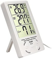Termometru Multifunctional cu Ceas si Senzor de Umiditate TA298 - 1
