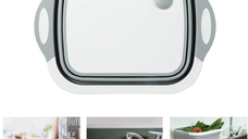 Tocator 3 in 1 multifunctional  pliabil  scurgator  uscator pentru alimente