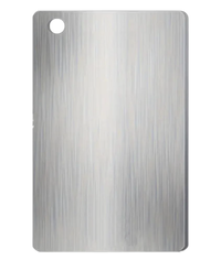 Tocator de bucatarie otel inoxidabil 24 x 15cm argintiu - 1