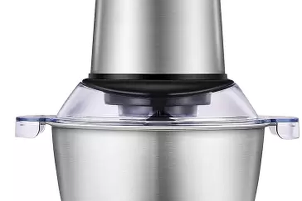 Tocator Electric Multifunctional Q JR842 650W cu 2 Viteze din Inox pentru Carne Fructe si Legume Capacitate 3L