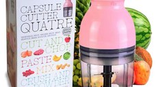 Tocator QUATRE multifunctional pentru legume si fructe Roz 600 ml