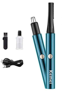 Trimmer Nas si Facial 2in1 putere 2W Reincarcabil USB Kemei KM491 - 1