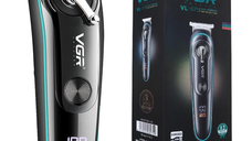 Trimmer profesional VGR V 075 cu afisaj LED si 4 piepteni