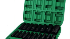 Trusa 20 tubulare de impact 1/2 de la 8 la 32 mm Verde