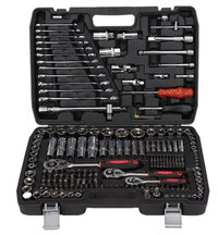 Trusa 216 Piese Chei Clichet Biti si Tubulare - 1