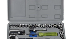 Trusa 40 piese tubulare capete si cheie clichet