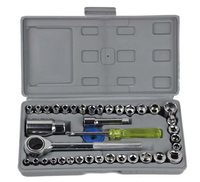 Trusa 40 piese tubulare capete si cheie clichet - 1