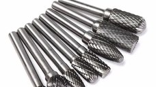 Trusa 8 Freze CARBURA 6mm MARI pentru Metal