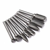 Trusa 8 Freze CARBURA 6mm MARI pentru Metal - 1