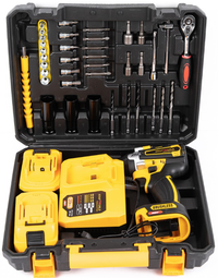 Trusa autofiletanta de impact 2 acumulatori 36V 8Ah 38 accesorii GALBENA - 1