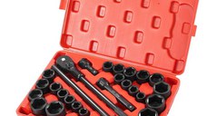 Trusa cu 28 piese chei tubulare profesionale cu prelungitoare