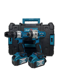 Trusa Masina cu Impact + Autofiletanta cu 2 Acumulatori 36V - 1