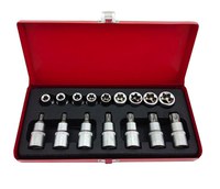 Trusa MLG-2029 16 piese chei tubulare capete biti torx - 1