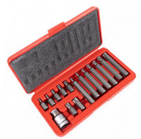 Trusa profesionala de scule 15 piese Biti Torx H10 - 1