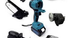 Trusa scule 6 in 1 cu 1 acumulator 48V bormasina cheie impact minidrujba fierastrau sabie