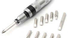 Trusa Surubelnita de impact 14 piese cu 12 biti metalici surubelnita si adaptor