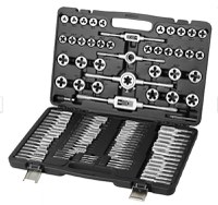 Trusa tarozi si filiere 110 piese M2-M18 set metric profesional - 1