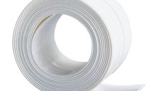 UB 2 x Banda lata 22 mm adeziva etansare pentru baie din plastic Alb 3 M