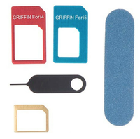 UB Adaptor universal Nano Sim Griffin 5 în 1 pentru toate dispozitivele mobile - 1