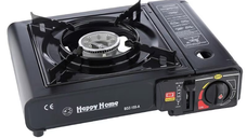 UB Aragaz portabil camping aprindere automata dubla alimentare 1 ochi Happy Home