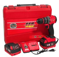 UB Autofiletanta Percutie (Bormasina) 34V Trusa 30 Accesorii 2 Acumulatori 5A ROSIE - 1