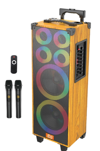 UB Boxa karaoke JQS 9088L de 8 x 2 inch 18000W cu led multicolor - 1