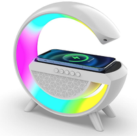 UB Boxa Multifunctionala 3 in 1 lampa LED RGB smart BT 2301 boxa bluetoothb incarcator telefon wireless lumina RGB - 1