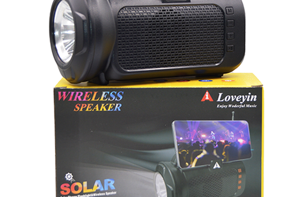 UB Boxa portabila AI136 cu panou solar si lanterna USB Bluetooth