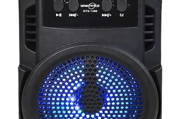 UB Boxa portabila GTS 1360 cu led RGB cu maner transport