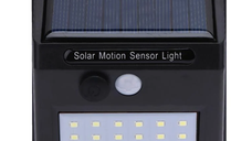 UB BRIGHT 30 LED, lampa solara cu senzor de miscare, 120 lm, IP65
