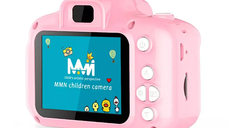 UB Camera foto/video ROZ Full HD digitala pentru Copii cu Jocuri si Efecte poze