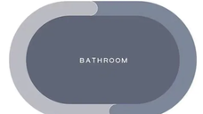UB Covoras super absorbant pentru baie cu uscare rapida model HOME MARE
