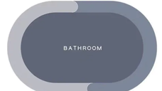 UB Covoras super absorbant pentru baie cu uscare rapida model HOME MARE