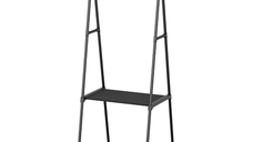 UB Cuier Haine Cu Suport Pantofi Design Stil Industrial Inaltime 160 Cm ALB