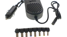UB EWDD8040, incarcator universal auto pentru laptop, 80 W, cu adaptoare
