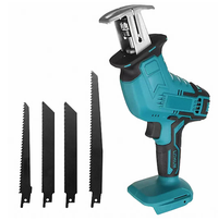 UB Fierastrau electric tip sabie cu 2 acumulatori 4 panze pentru multiple materiale albastru - 1