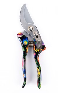 UB Foarfeca de vie model AUTOMAT cu FLORI ULTRA NEGRU MX793 - 1